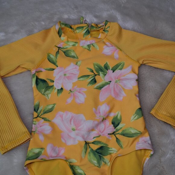Old Navy Floral Long-sleeved Bathing suit - Picture 5 of 7